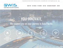 Tablet Screenshot of ewis-asia.com